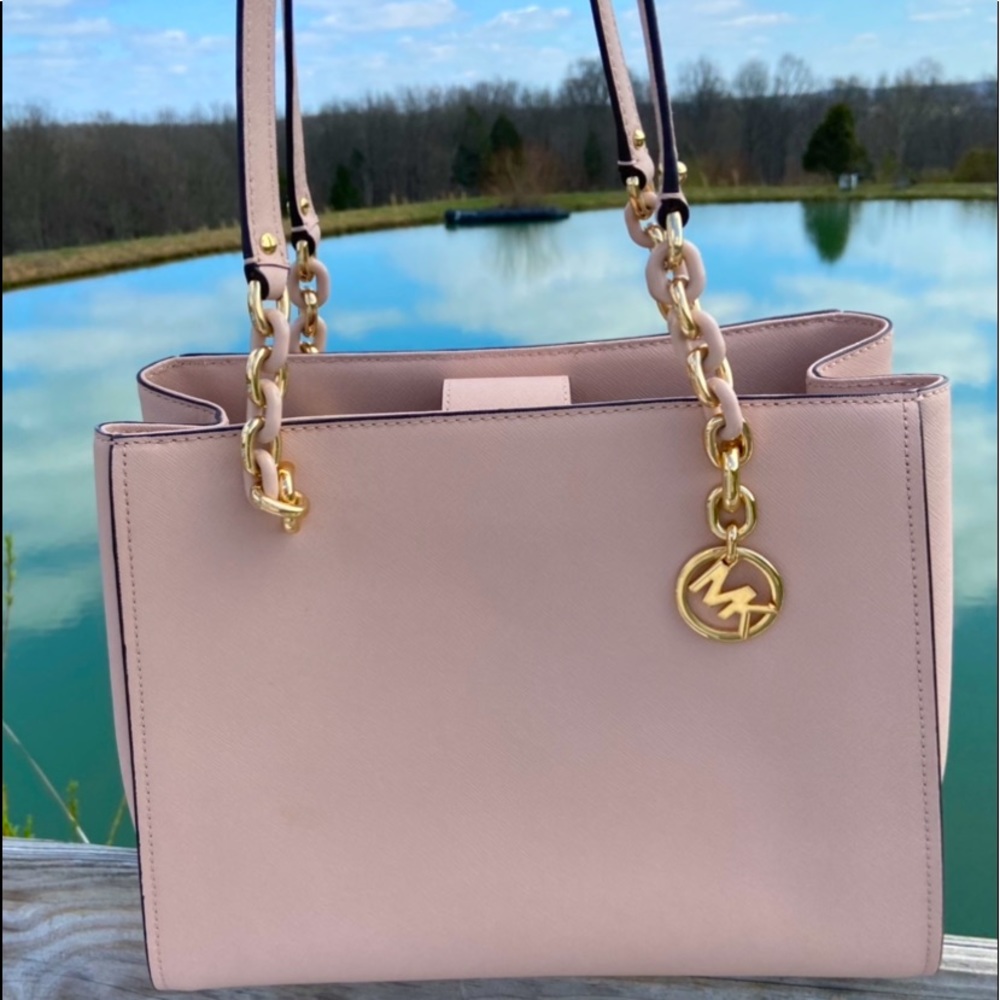 Michael Kors  Sophia Ballet Lg Tote Handbag / Leather